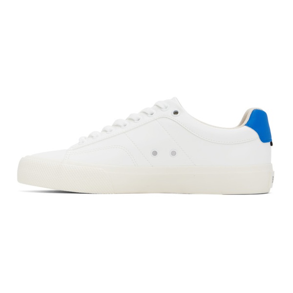  BOSS White Cupsole Lace-Up Sneakers 241085M237052