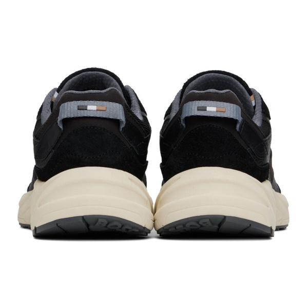  BOSS Black Running-Style Sneakers 241085M237070