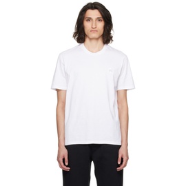 BOSS White Double Monogram T-Shirt 241085M213055