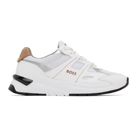 BOSS White Skylar Sneakers 222085F128005