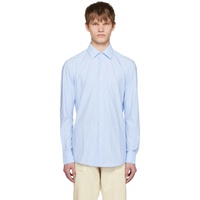 BOSS Blue Slim-Fit Shirt 231085M192029
