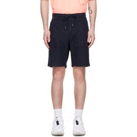 BOSS Navy Regular-Fit Shorts 231085M193024