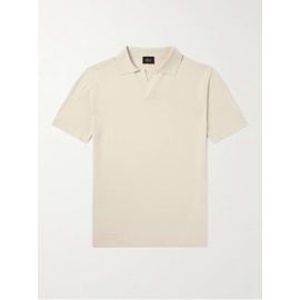 브리오니 BRIONI Cotton and Silk-Blend Polo Shirt 1647597322936075