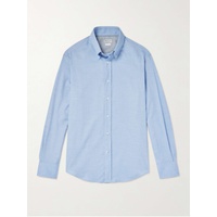 브루넬로 쿠치넬리 BRUNELLO CUCINELLI Slim-Fit Button-Down Cotton-Flannel Shirt 1647597314587596