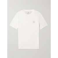 브루넬로 쿠치넬리 BRUNELLO CUCINELLI Logo-Print Cotton and Silk-Blend Jersey T-Shirt 1647597328897051