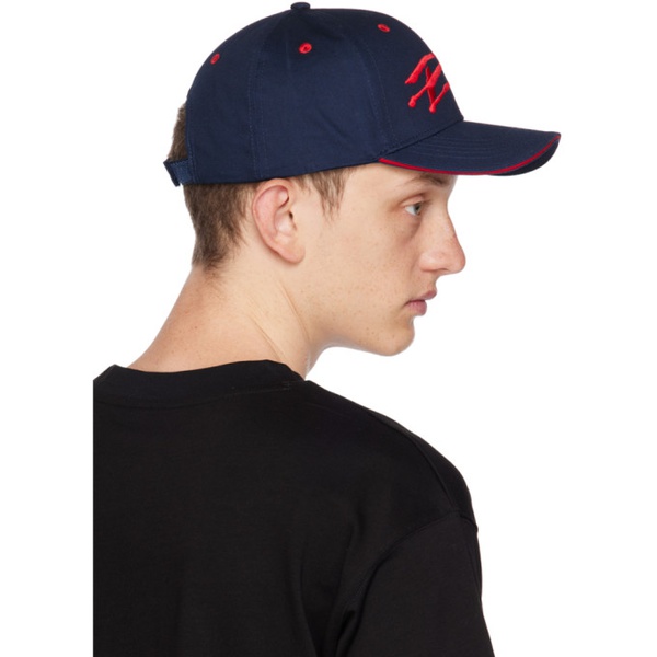  BUTLER SVC SSENSE Exclusive Navy Embroidered Cap 232912M139002