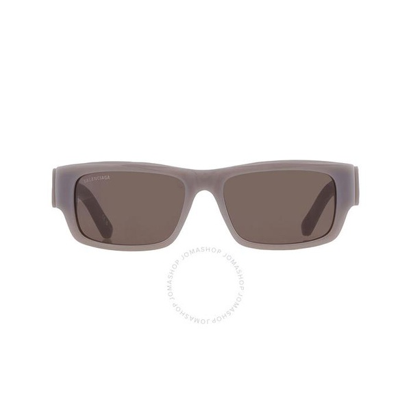 발렌시아가 발렌시아가 Balenciaga Grey Rectangular Mens Sunglasses BB0261SA 004 57