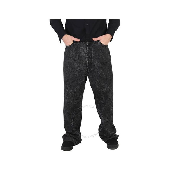 발렌시아가 발렌시아가 Balenciaga Charcoal Trompe L Oeil Baggy Pocket Jeans 621588 TJW37 1270