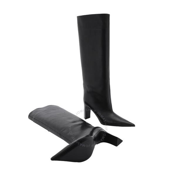 발렌시아가 발렌시아가 Balenciaga Ladies Black Blade 90 Knee-High Leather Boots 679189 WBC40 1000