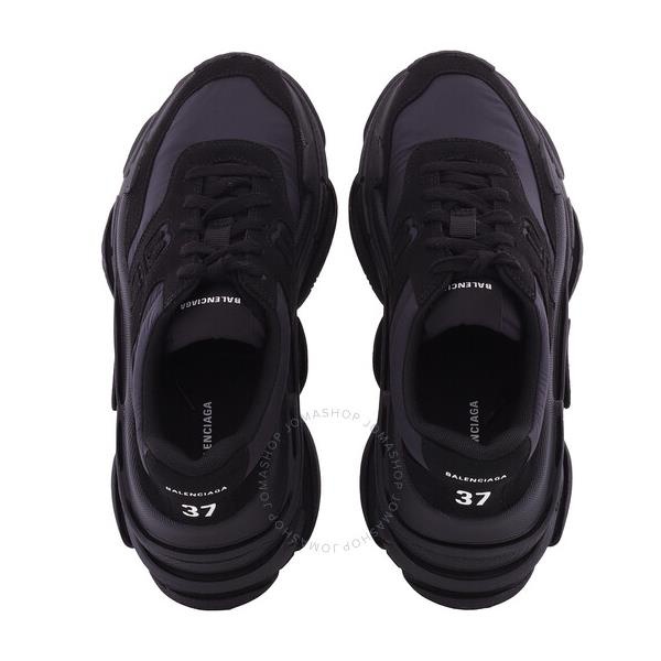 발렌시아가 발렌시아가 Balenciaga Black Triple S Recycled Nylon Sneakers 710156 W3CU1 1000