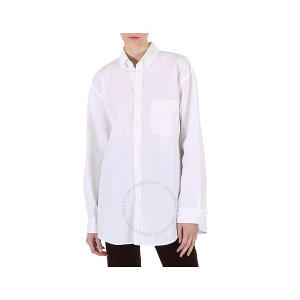 발렌시아가 발렌시아가 Balenciaga White Button-Down Large Fit Cotton Shirt 690341 TYB18 9000