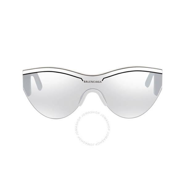 발렌시아가 발렌시아가 Balenciaga Silver Cat Eye Unisex Sunglasses BB0004S 005 99
