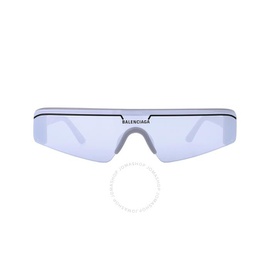 발렌시아가 Balenciaga Silver Shield Unisex Sunglasses BB0003S 011 99