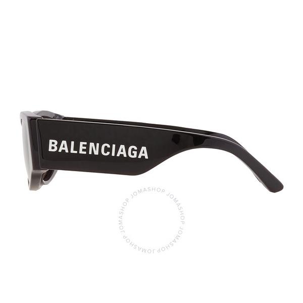 발렌시아가 발렌시아가 Balenciaga Grey Irregular Ladies Sunglasses BB0258S 007 56