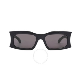 발렌시아가 Balenciaga Grey Rectangular Unisex Sunglasses BB0291S 001 58