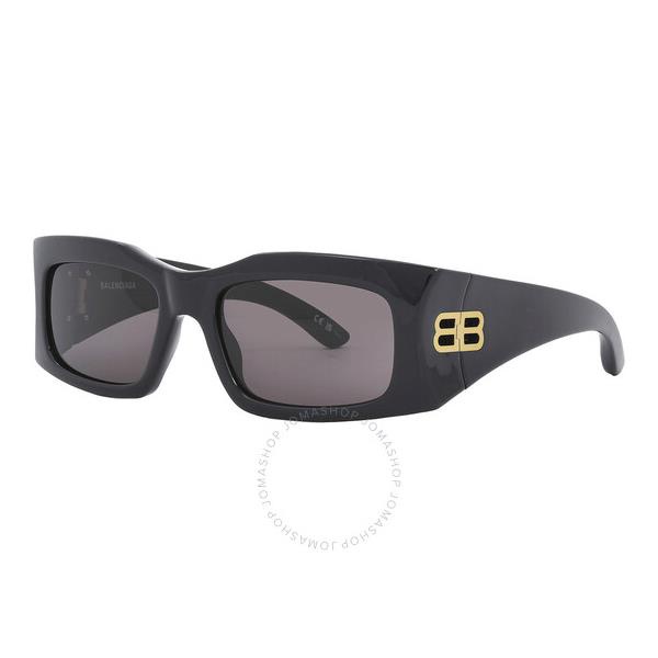 발렌시아가 발렌시아가 Balenciaga Grey Rectangular Unisex Sunglasses BB0291S 001 58