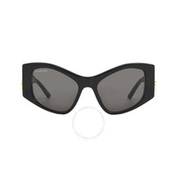 발렌시아가 Balenciaga Grey Cat Eye Ladies Sunglasses BB0287S 001 55