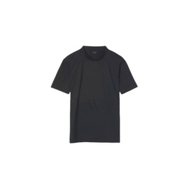 발렌시아가 Balenciaga Black Super Tight Shiny Fitted T-Shirt 720458 TNVI2 1000