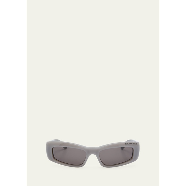 발렌시아가 발렌시아가 Balenciaga Mens Metal Cat-Eye Sunglasses with Logo 4477112