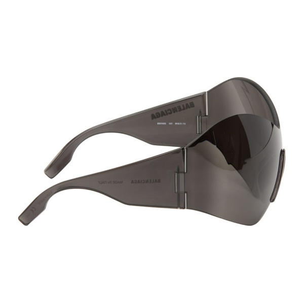 발렌시아가 발렌시아가 Balenciaga Gray Mask Butterfly Sunglasses 232342F005069