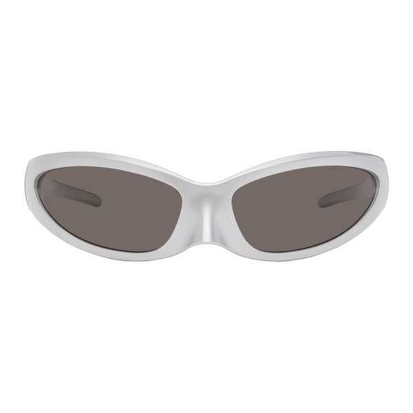 발렌시아가 발렌시아가 Balenciaga Silver Skin Cat Sunglasses 232342M134008