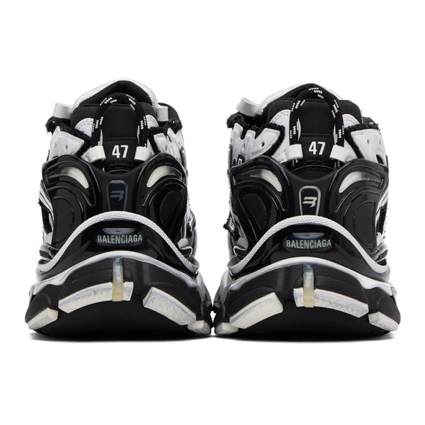 발렌시아가 발렌시아가 Balenciaga White & Black Runner Sneakers 232342M237001