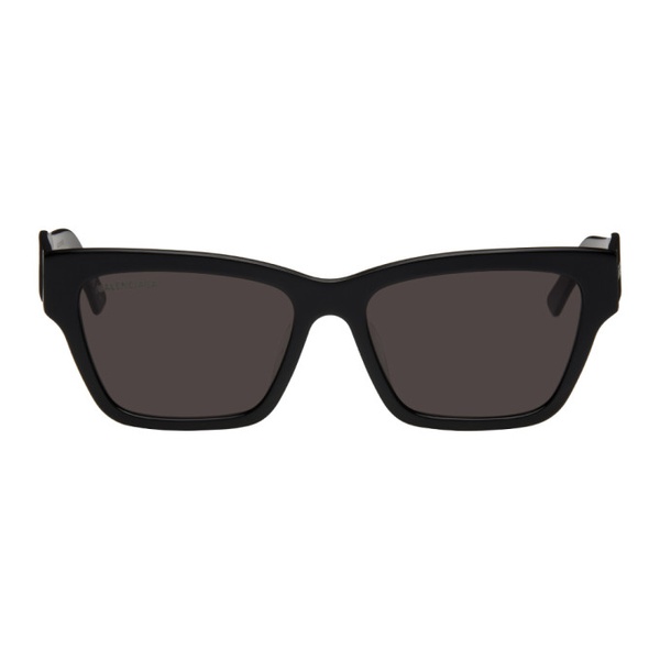 발렌시아가 발렌시아가 Balenciaga Black Rectangular Sunglasses 241342F005016