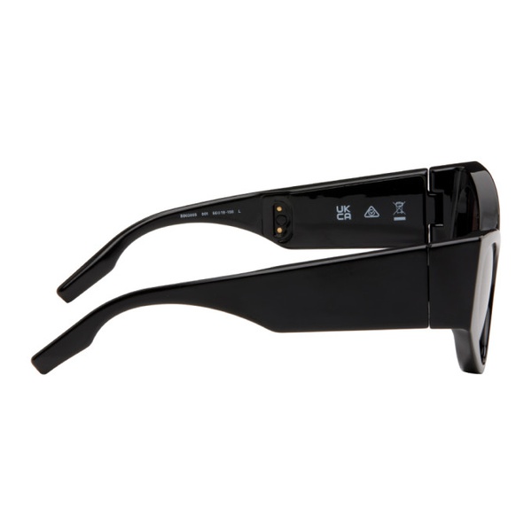 발렌시아가 발렌시아가 Balenciaga Black LED Frame Sunglasses 241342M134050