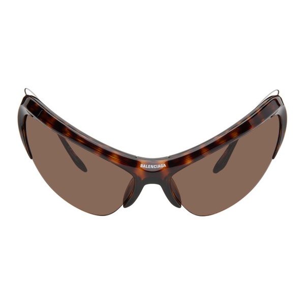 발렌시아가 발렌시아가 Balenciaga Tortoiseshell Wire Cat Sunglasses 241342M134031