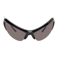 발렌시아가 Balenciaga Black Wire Cat Sunglasses 241342M134032
