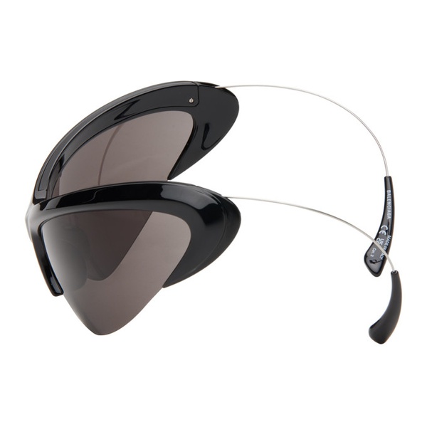 발렌시아가 발렌시아가 Balenciaga Black Wire Cat Sunglasses 241342M134032