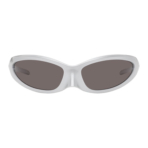 발렌시아가 발렌시아가 Balenciaga Silver Skin Cat Sunglasses 241342M134007