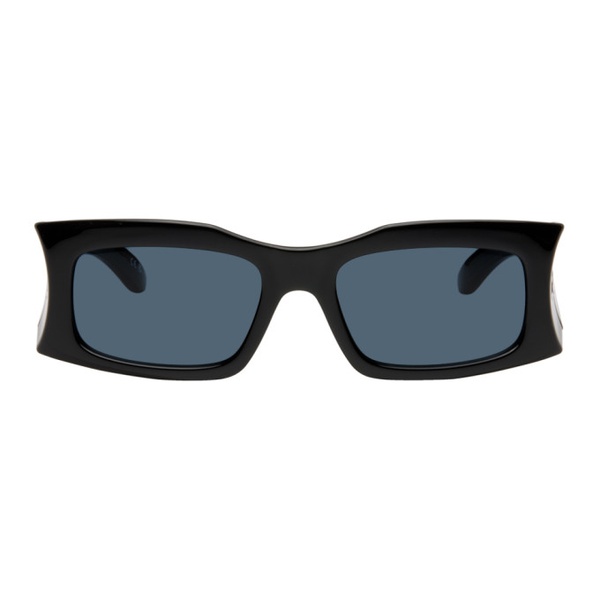 발렌시아가 발렌시아가 Balenciaga Black Rectangular Sunglasses 241342M134057