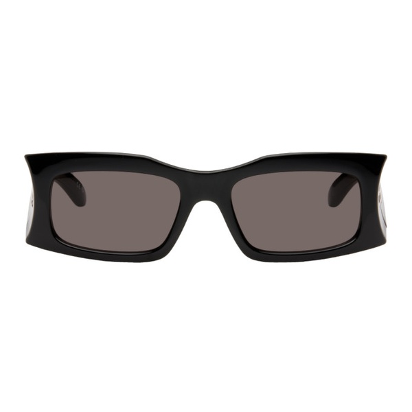 발렌시아가 발렌시아가 Balenciaga Black Rectangular Sunglasses 241342M134058