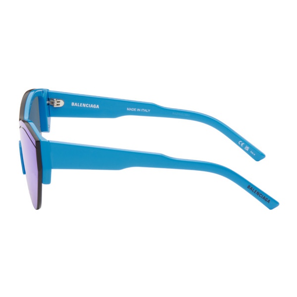 발렌시아가 발렌시아가 Balenciaga Blue Shield Sunglasses 241342M134065