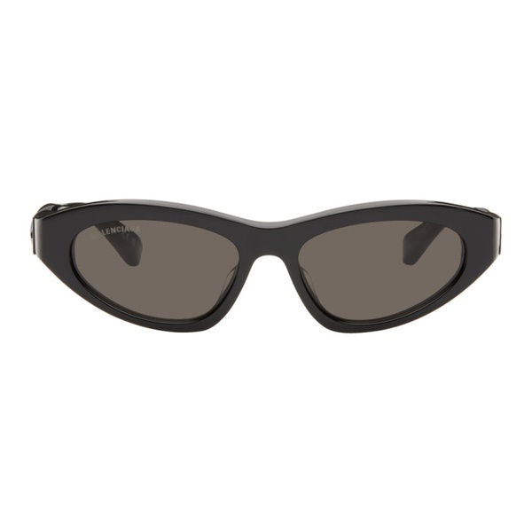 발렌시아가 발렌시아가 Balenciaga Black Twisted Sunglasses 241342M134026