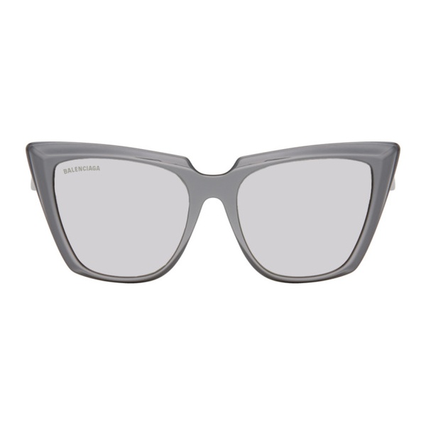 발렌시아가 발렌시아가 Balenciaga Silver Cat-Eye Sunglasses 241342M134048