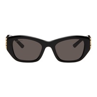 발렌시아가 Balenciaga Black Rectangular Sunglasses 241342M134076