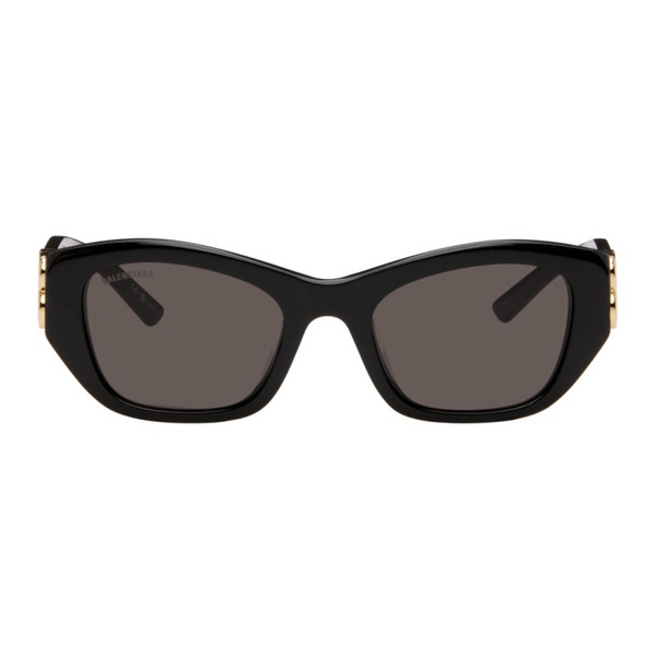 발렌시아가 발렌시아가 Balenciaga Black Rectangular Sunglasses 241342M134076