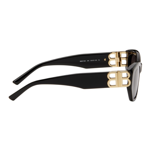 발렌시아가 발렌시아가 Balenciaga Black Rectangular Sunglasses 241342M134076