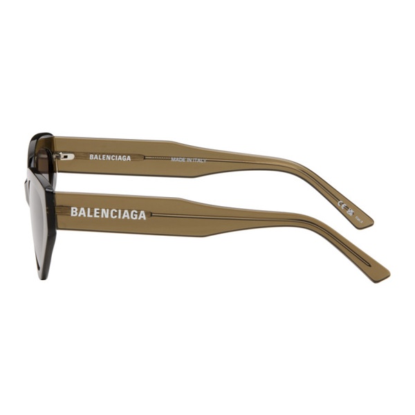 발렌시아가 발렌시아가 Balenciaga Gray Cat-Eye Sunglasses 241342M134080