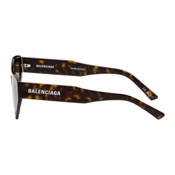 발렌시아가 발렌시아가 Balenciaga Tortoiseshell Cat-Eye Sunglasses 241342M134081