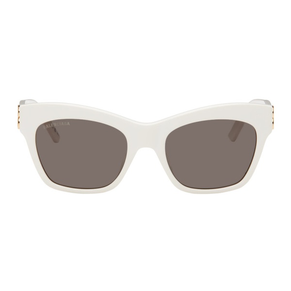 발렌시아가 발렌시아가 Balenciaga White Dynasty Butterfly Sunglasses 241342M134047