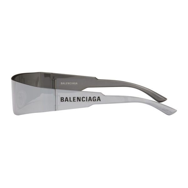 발렌시아가 발렌시아가 Balenciaga Silver Mono Sunglasses 241342M134037