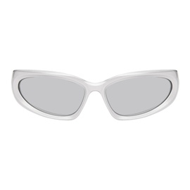 발렌시아가 Balenciaga Silver Swift Sunglasses 241342M134045