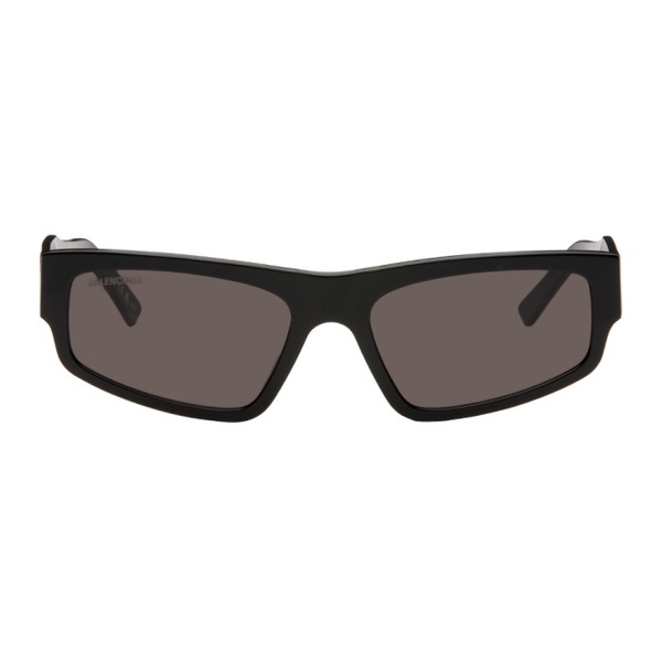 발렌시아가 발렌시아가 Balenciaga Black Rectangular Sunglasses 241342M134052