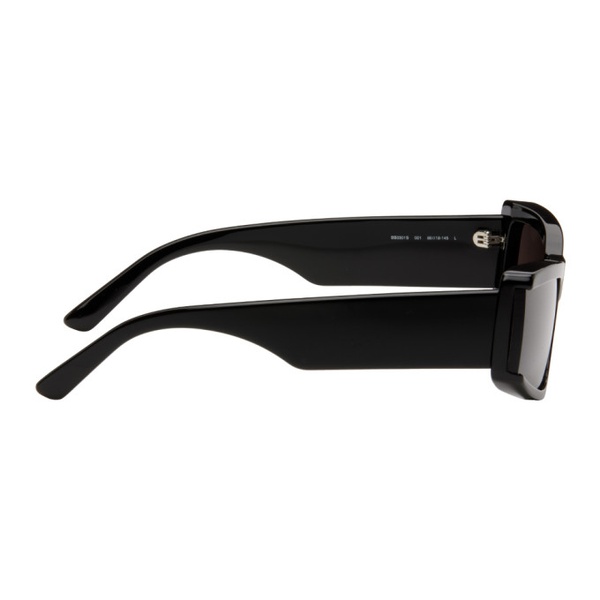 발렌시아가 발렌시아가 Balenciaga Black Rectangular Sunglasses 241342M134055
