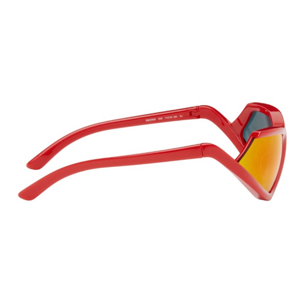 발렌시아가 발렌시아가 Balenciaga Red Side Xpander Sunglasses 241342M134059
