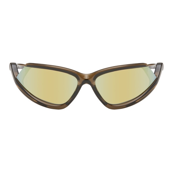 발렌시아가 발렌시아가 Balenciaga Taupe Side Xpander Sunglasses 241342M134061