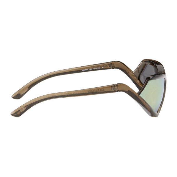 발렌시아가 발렌시아가 Balenciaga Taupe Side Xpander Sunglasses 241342M134061